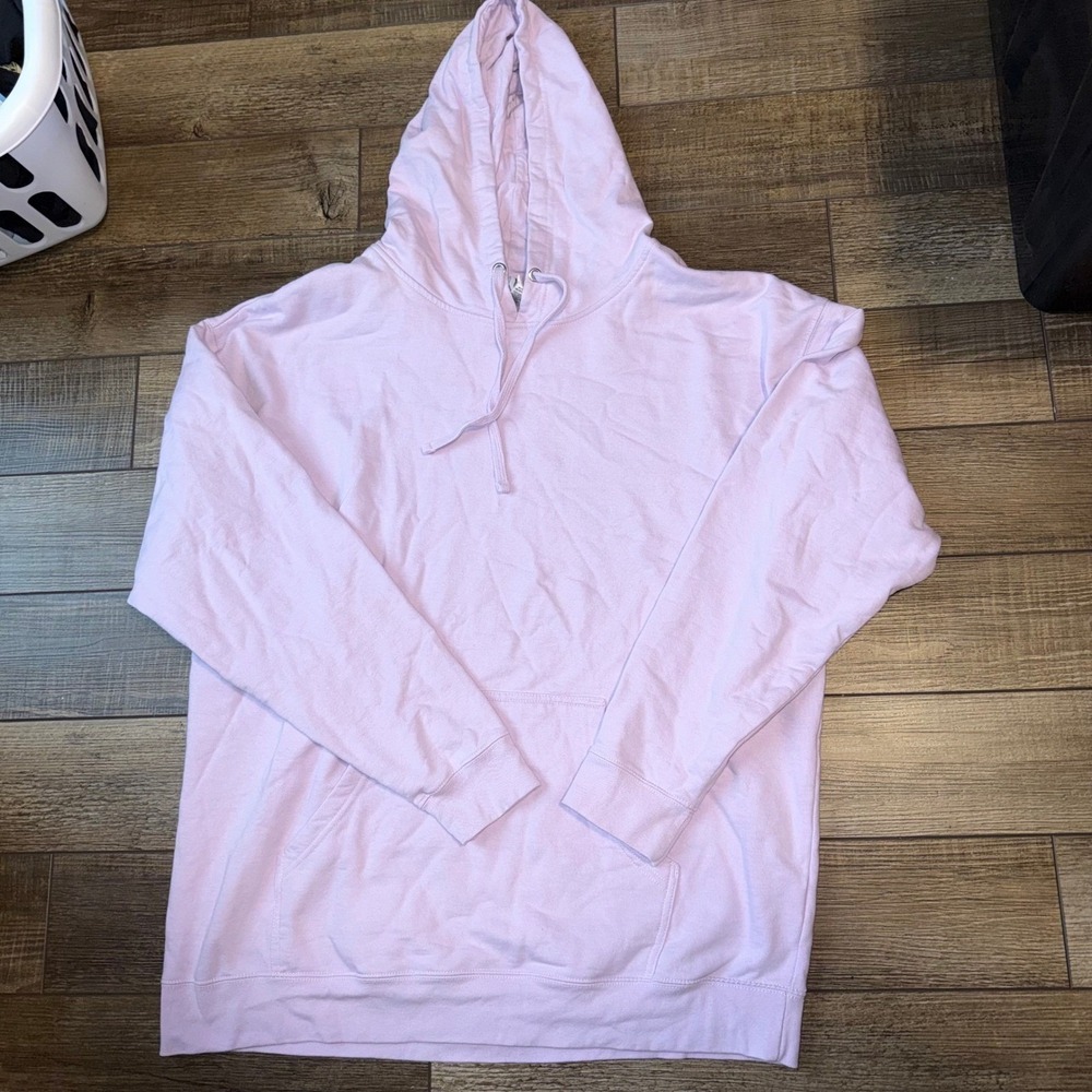 Independent Trading Company Lavender Purple Pullover Hoodie Sweatshirt 2XL